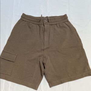 Zara Brown Cargo 100% Cotton Shorts